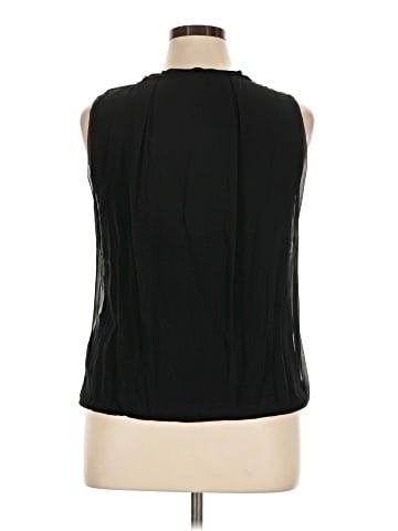 Elie Tahari Sleeveless Silk Top (view 2)
