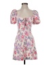 Zara Floral Pink Cocktail Dress Size XS - photo 1