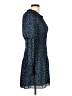 Parker 100% Polyester Blue Casual Dress Size L - photo 4