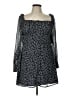 Lulus 100% Polyester Stars Black Casual Dress Size L - photo 1