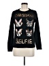 Self Esteem 100% Acrylic Black Pullover Sweater Size M - photo 1
