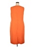 Kasper Solid Orange Casual Dress Size XXL (estimated) - photo 2