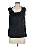 J.Crew 100% Silk Black Sleeveless Silk Top Size 6 - photo 1