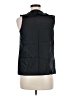 J.Crew 100% Silk Black Sleeveless Silk Top Size 6 - photo 2