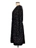 oasis Polka Dots Black Casual Dress Size L - photo 5