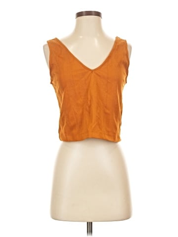 Zara W&B Collection Sleeveless T-Shirt (view 1)