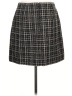 Ann Taylor LOFT Houndstooth Black Casual Skirt Size 10 - photo 2