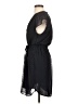 H&M 100% Polyester Solid Black Cocktail Dress Size 4 - photo 5
