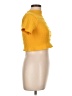 Love 100% Spandex Yellow Short Sleeve Top Size L - photo 4