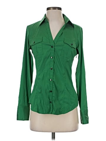 Express Design Studio Long Sleeve Blouse (view 1)