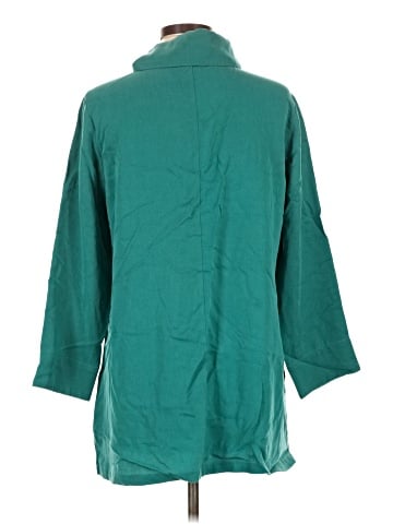 Soft Surroundings 3/4 Sleeve Button-Down Shirt (view 2)