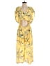 Collective Concepts 100% Polyester Yellow Romper Size S - photo 1