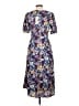 BCBGeneration Floral Blue Casual Dress Size 10 - photo 2