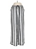 NY Collection 100% Polyester Stripes Silver Casual Pants Size M (petite) - photo 1