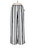 NY Collection 100% Polyester Stripes Silver Casual Pants Size M (petite) - photo 2
