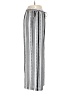 NY Collection 100% Polyester Stripes Silver Casual Pants Size M (petite) - photo 4