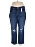 Lane Bryant Hearts Blue Jeans Size 18 - photo 1