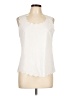 Mine 100% Polyester Ivory Sleeveless Blouse Size L - photo 1