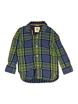 Mini Boden Long Sleeve Button Down Shirt