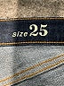 J.Crew Chevron-herringbone Blue Jeans Size 25 waist - photo 8