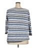 Talbots Outlet Stripes Blue Pullover Sweater Size 3X - photo 2
