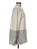 Vince. 100% Silk Color Block Ivory Long Sleeve Silk Top Size 6 - photo 4