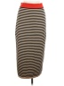 Unbranded Stripes Brown Casual Skirt Size M - photo 1