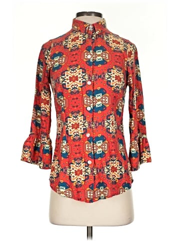 Gretchen Scott Designs 3/4 Sleeve Blouse (view 1)