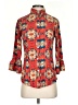 Gretchen Scott Designs Print Red 3/4 Sleeve Blouse Size XS - photo 1