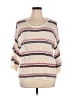 Maurices 100% Acrylic Stripes Ivory Pullover Sweater Size XL - photo 1
