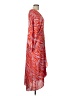 CAbi 100% Polyester Animal Print Red Orange Casual Dress Size L - photo 4