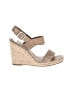 Steve Madden 100% Leather Tan Wedges Size 8 - photo 1