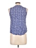 Anne Carson 100% Rayon Blue Tank Top Size L - photo 2
