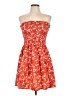 Shein Floral Orange Cocktail Dress Size L - photo 1
