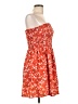Shein Floral Orange Cocktail Dress Size L - photo 4