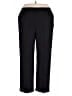 Alfred Dunner 100% Polyester Solid Black Casual Pants Size 18 - photo 1