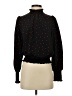 Sanctuary Polka Dots Black Long Sleeve Blouse Size S - photo 1