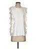 Julie Brown Ivory Sleeveless Blouse Size S - photo 1
