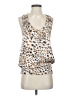 VERTIGO Ivory Sleeveless Blouse Size XS - photo 1