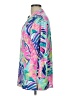 Lilly Pulitzer Tropical Multi Color Pink 3/4 Sleeve Blouse Size L - photo 5