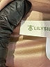 LILYSILK Metallic Tan Long Sleeve Silk Top Size XS - photo 7