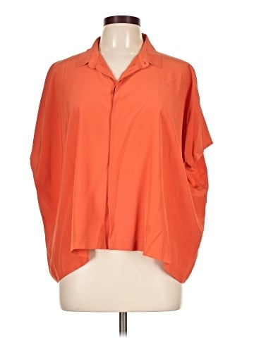 Diane von Furstenberg 3/4 Sleeve Button-Down Shirt (view 1)