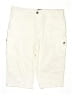 Lee 100% Cotton Ivory Cargo Shorts Size 16 - photo 1