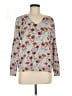 Daniel Rainn Floral Gray Cardigan Size M - photo 1