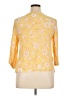 Papermoon 100% Rayon Yellow 3/4 Sleeve Blouse Size XL - photo 2