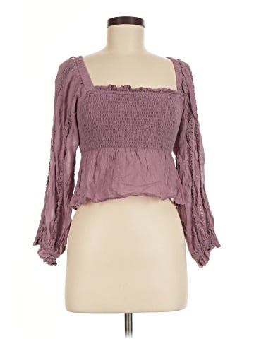 American Eagle Outfitters 3/4 Sleeve Blouse (view 1)