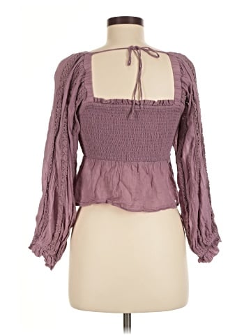 American Eagle Outfitters 3/4 Sleeve Blouse (view 2)