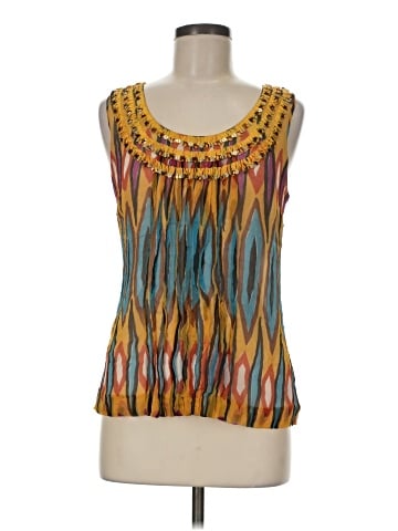 Tory Burch Sleeveless Silk Top (view 1)