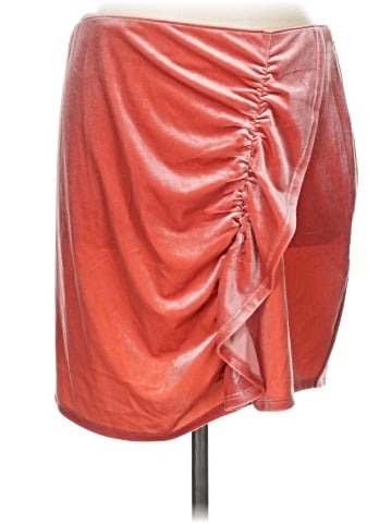 Abercrombie & Fitch Faux Leather Skirt (view 1)