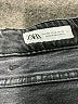 Zara Chevron-herringbone Black Jeans Size 10 - photo 7